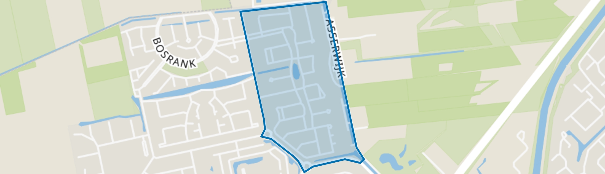 Kloosterhout, Assen map