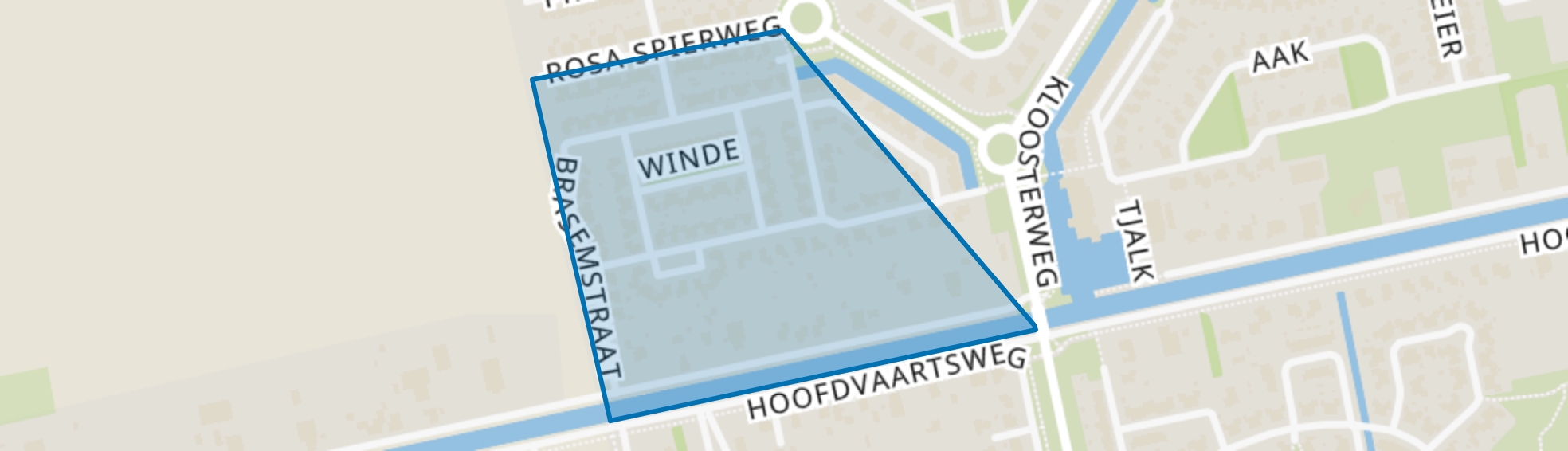 Kloosterkade, Assen map
