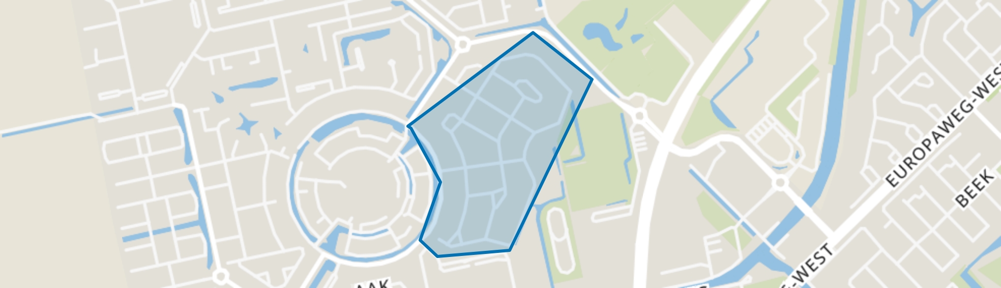 Kloosterlanen, Assen map