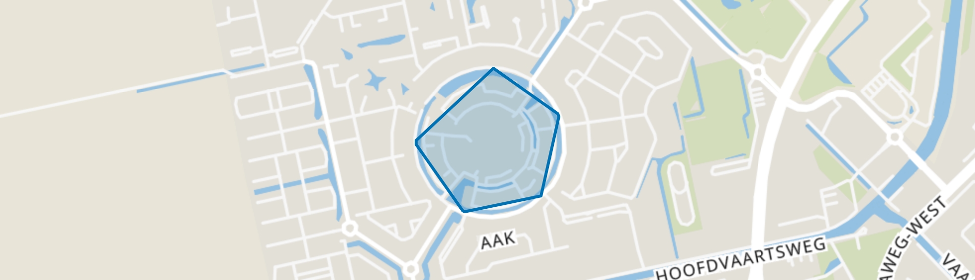 Kloosterveste, Assen map