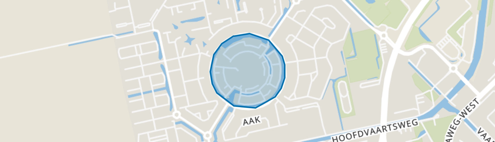 Kloosterveste, Assen map
