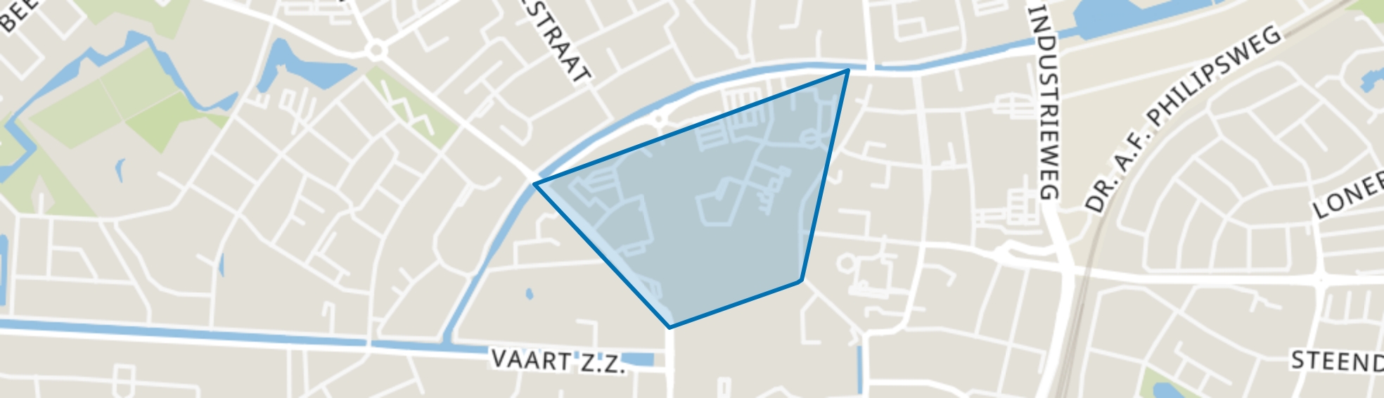 Koopmanskwartier, Assen map