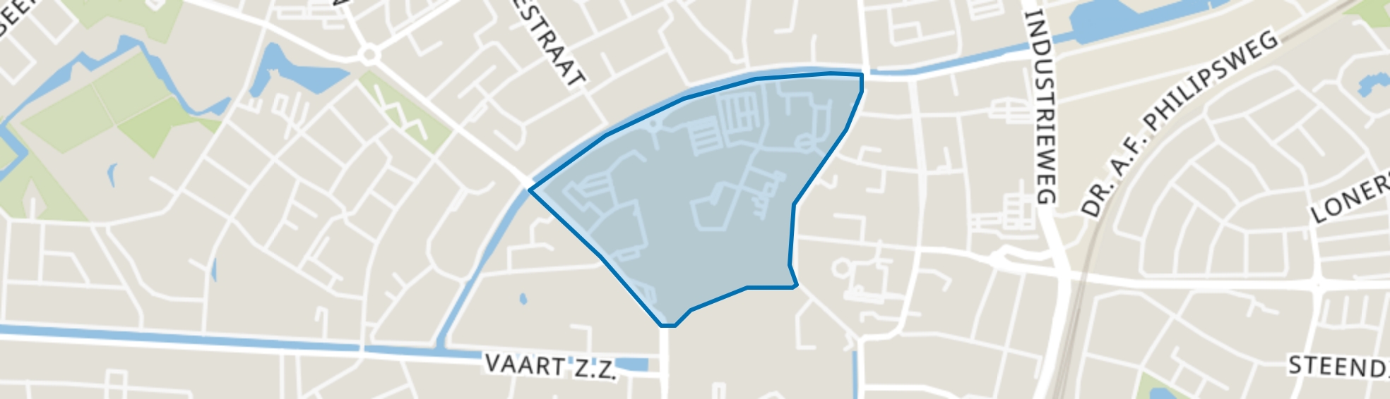 Koopmanskwartier, Assen map