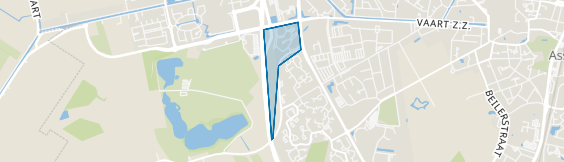 Lauwers, Assen map