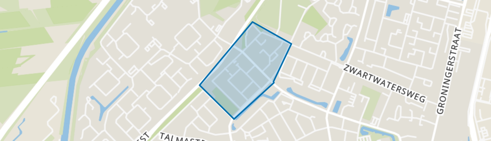 Luchiesland Noord, Assen map