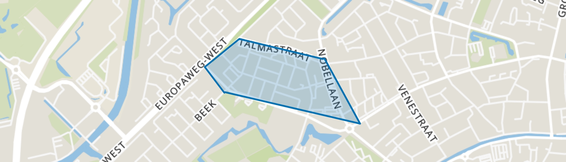 Luchiesland Zuid, Assen map