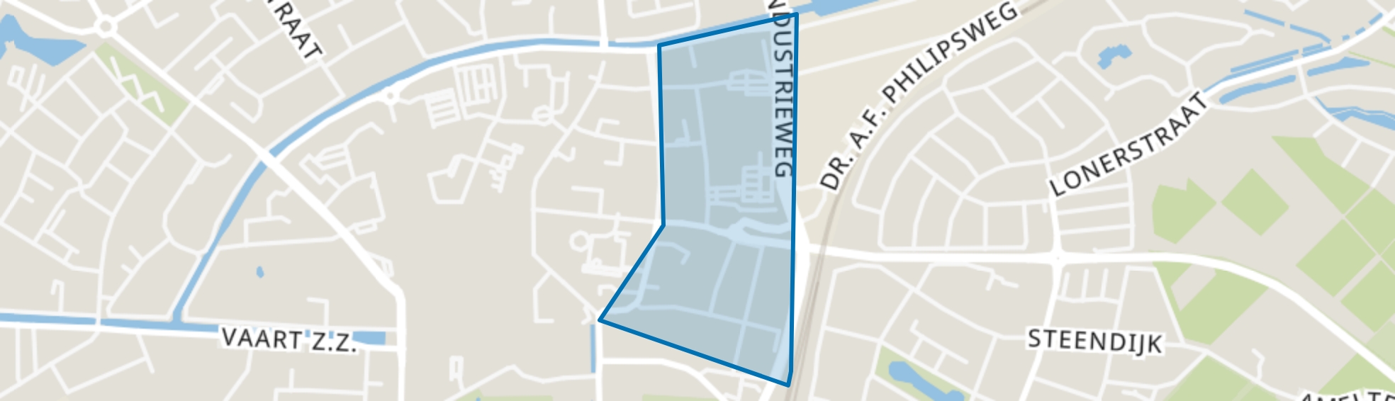 Oranjebuurt, Assen map