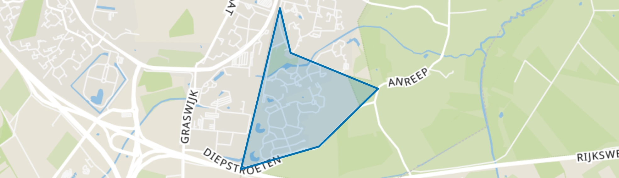 Park Diepstroeten, Assen map