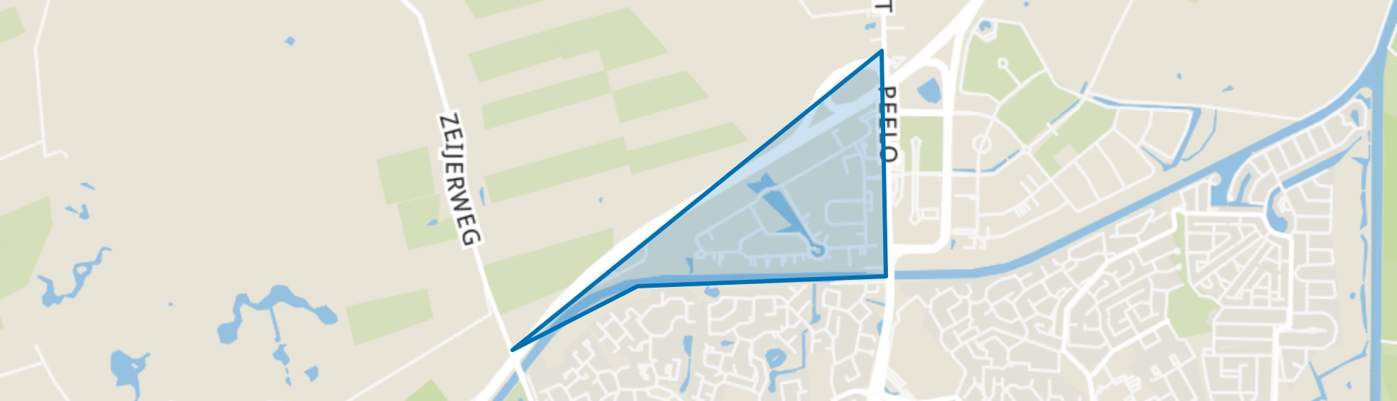 Peelerpark, Assen map