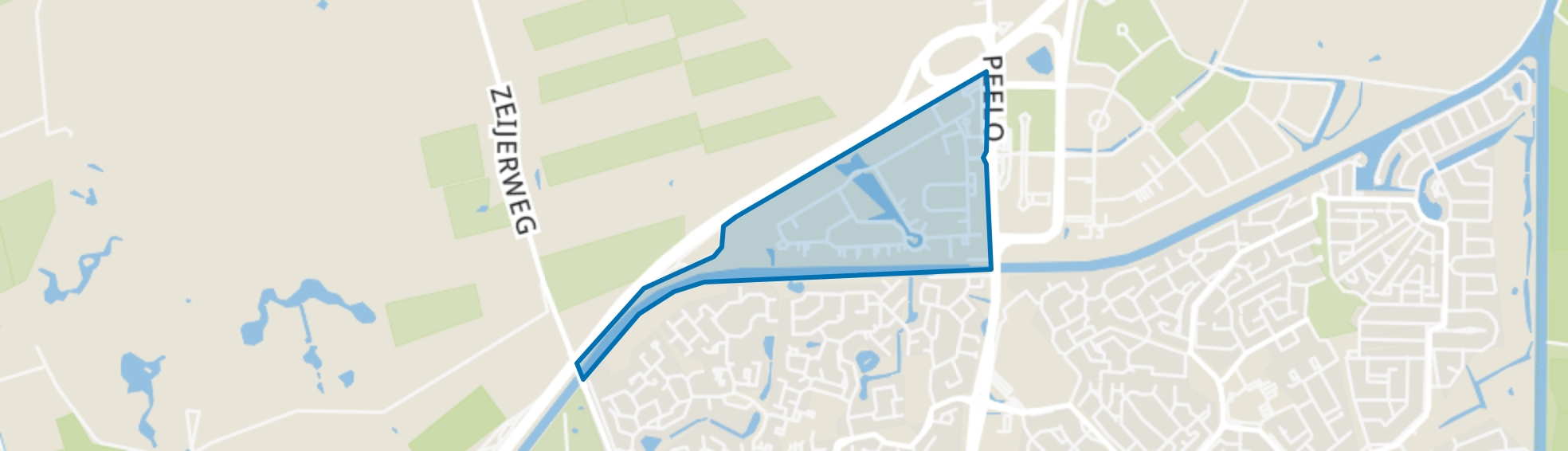 Peelerpark, Assen map