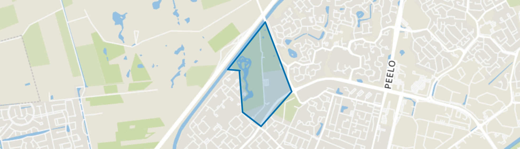 Recreatiepark Pittelo, Assen map