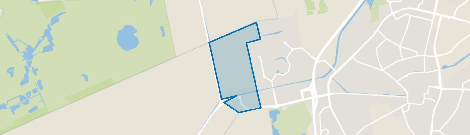 Uitbreidingsgebied Kloosterveen, Assen map