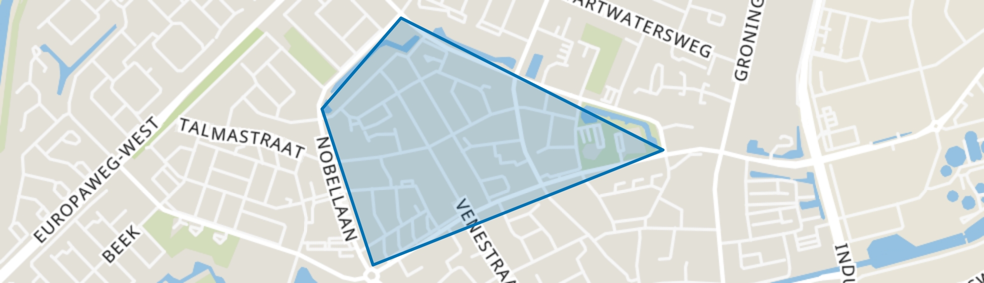 Veningerland, Assen map