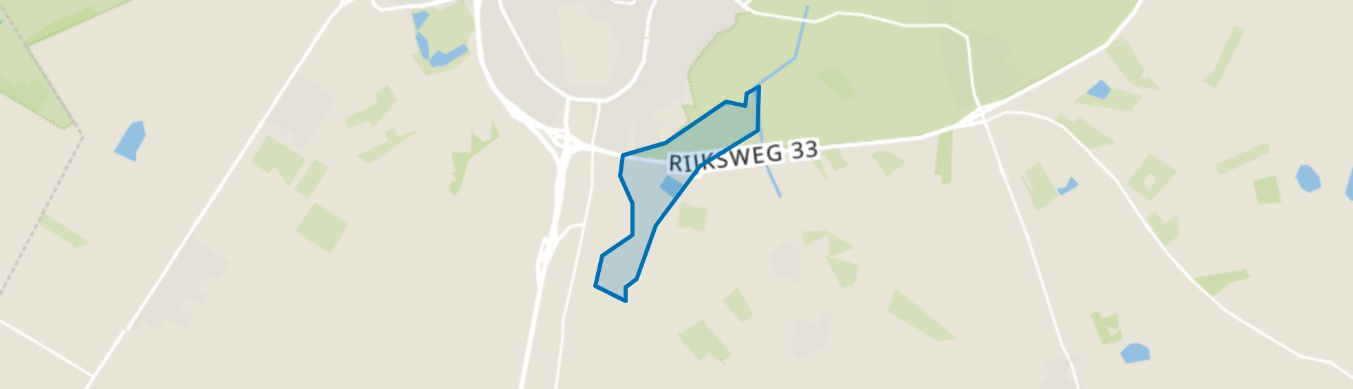 Verspreide huizen Anreep, Assen map