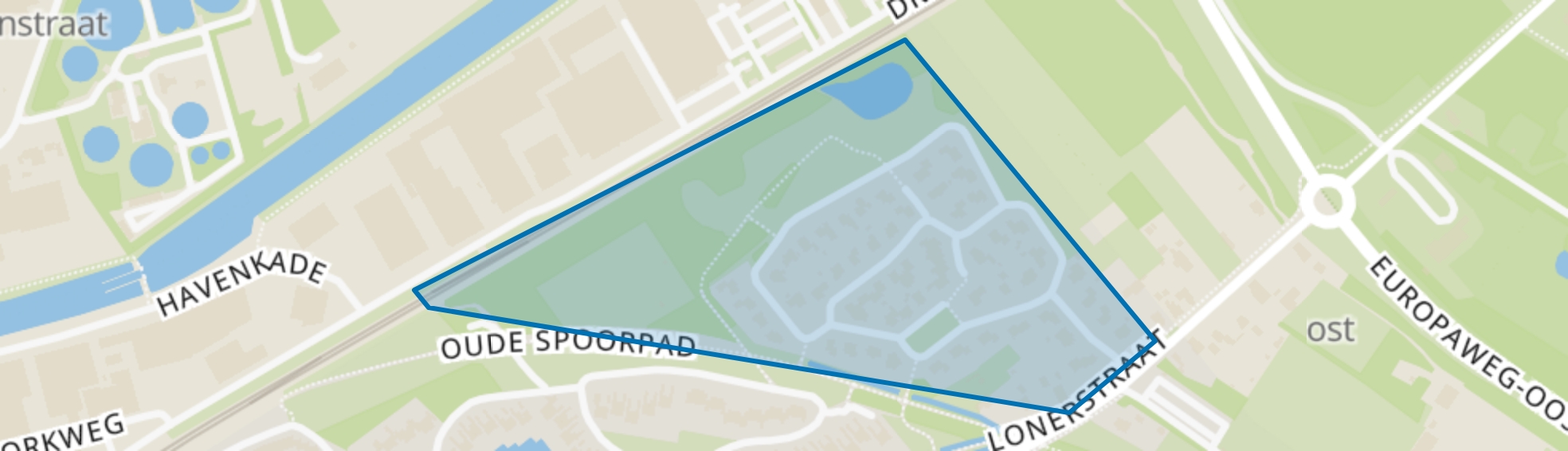 Vreebergen, Assen map