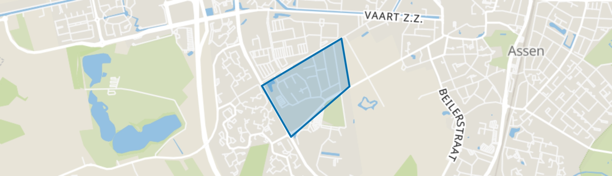 Westerpark, Assen map