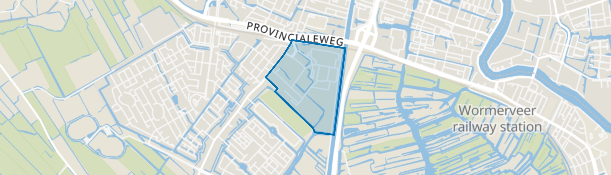 Langeheit Oost, Assendelft map