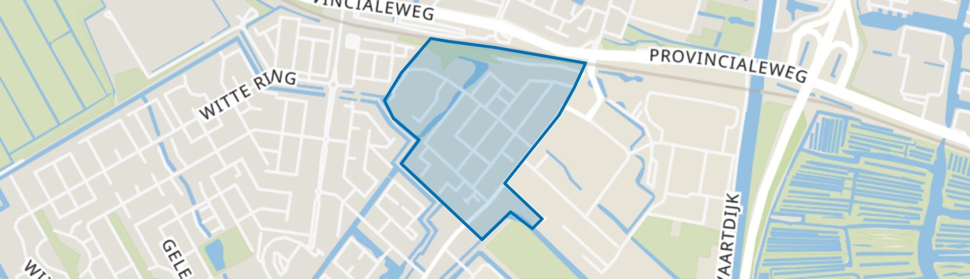 Langeheit West, Assendelft map