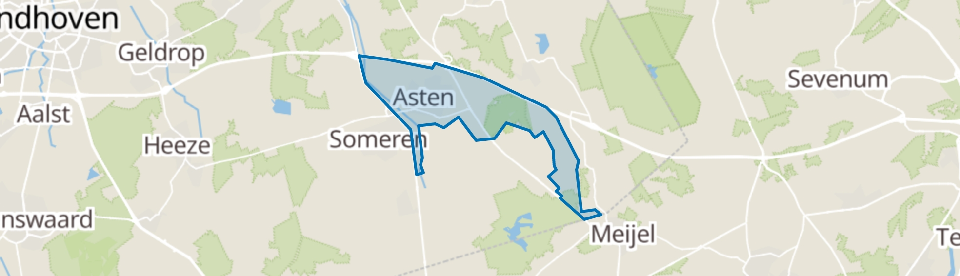 Asten map