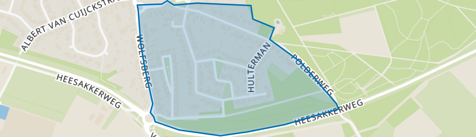 Hulterman, Asten map