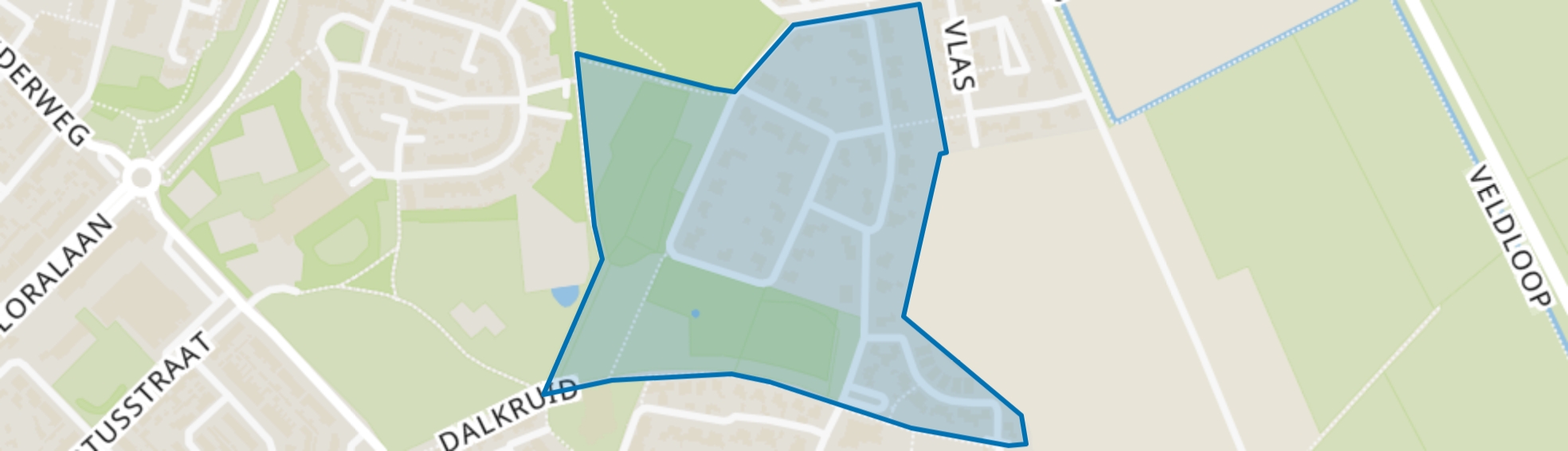 Vlinderbuurt, Asten map