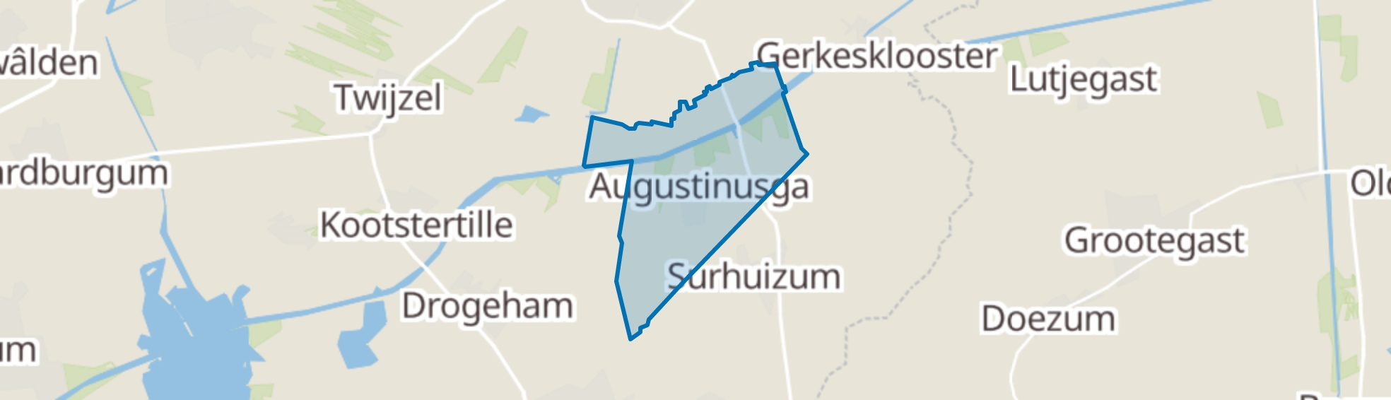 Augustinusga map