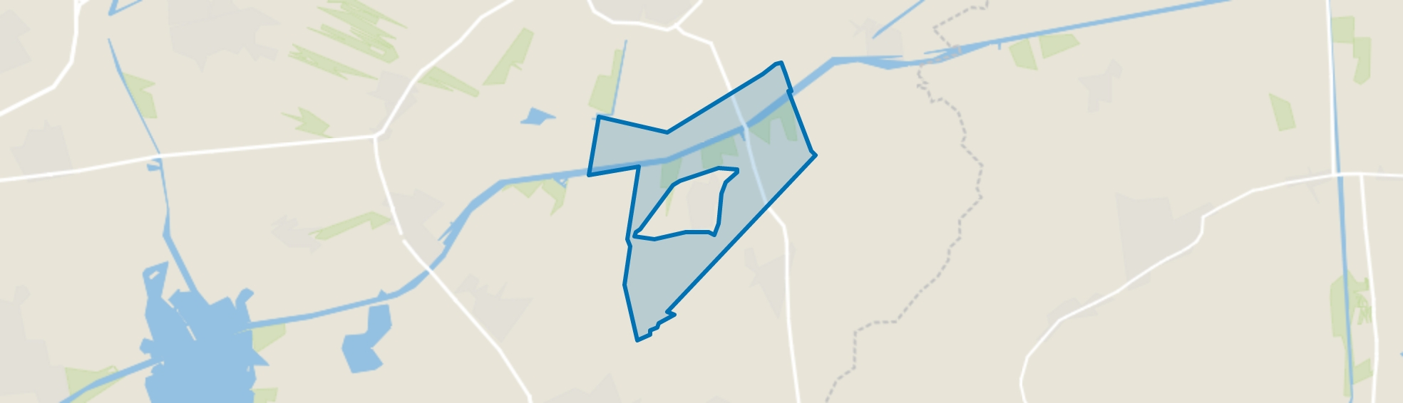 Verspreide huizen Augustinusga, Augustinusga map