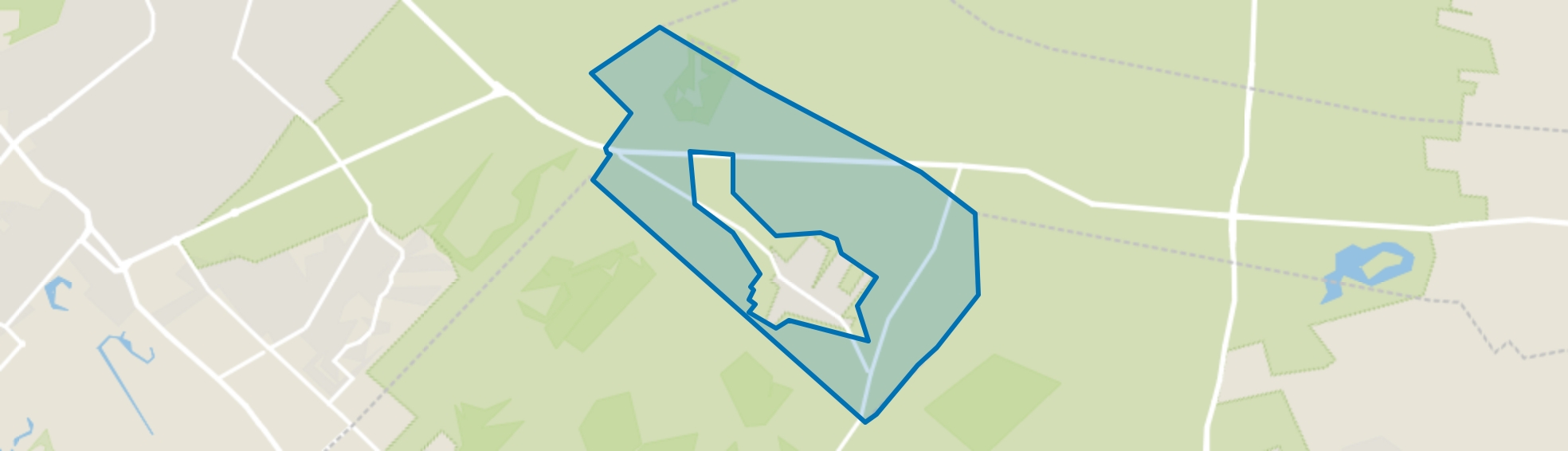 Verspreide huizen Austerlitz, Austerlitz map