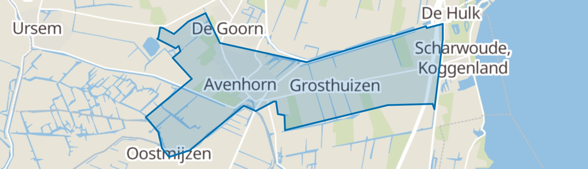 Avenhorn map