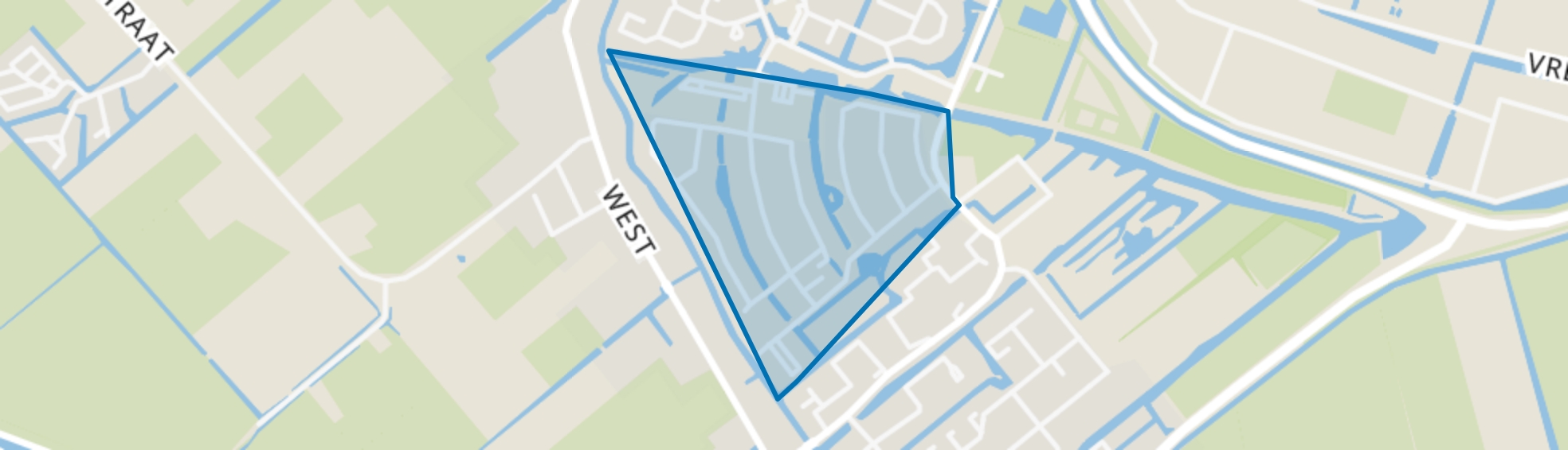 Alver en omgeving, Avenhorn map