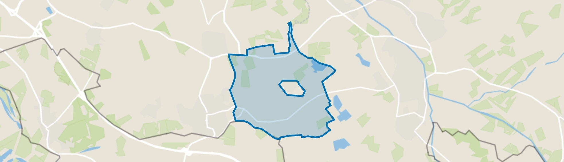 Verspreide huizen Azewijn, Azewijn map