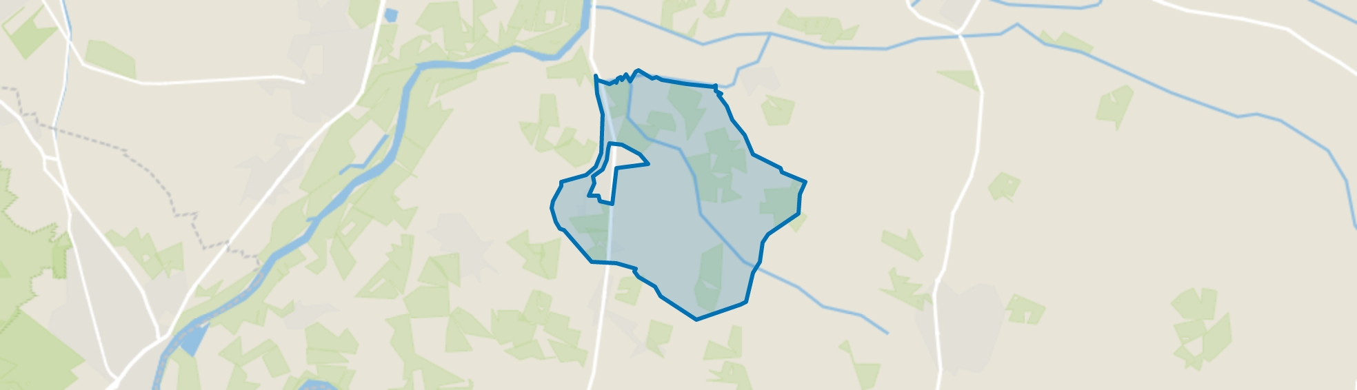 Verspreide huizen Baak, Baak map