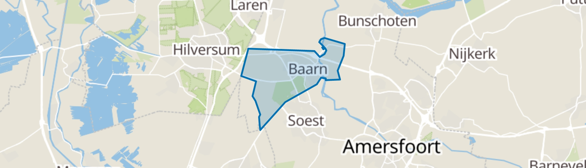 Baarn map