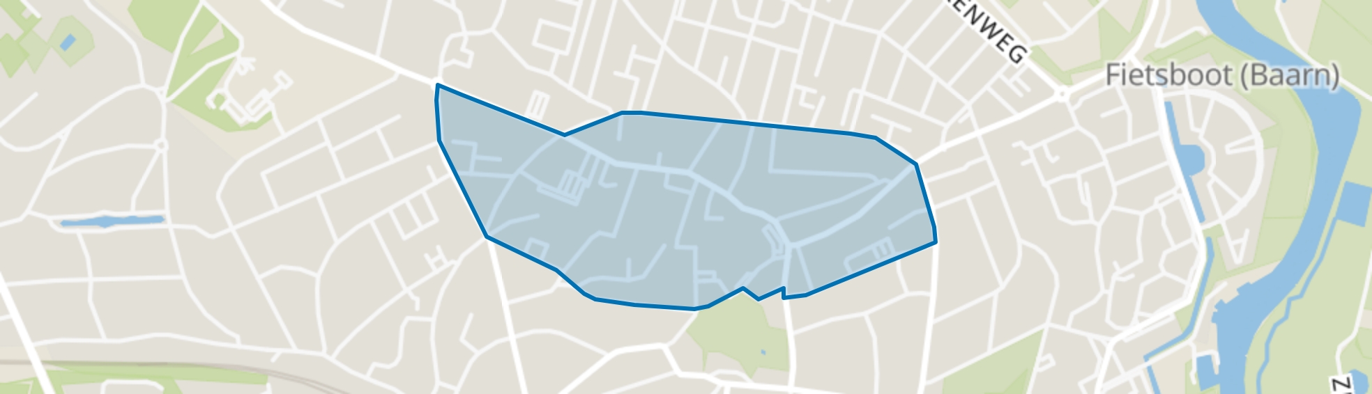 Centrum, Baarn map