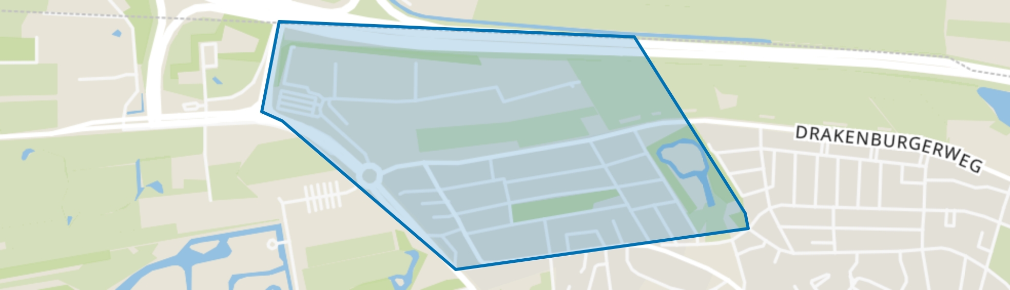 Componistenwijk, Baarn map