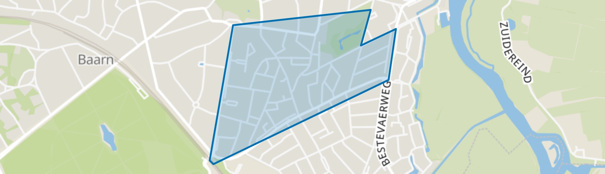Oude-Oosterhei, Baarn map