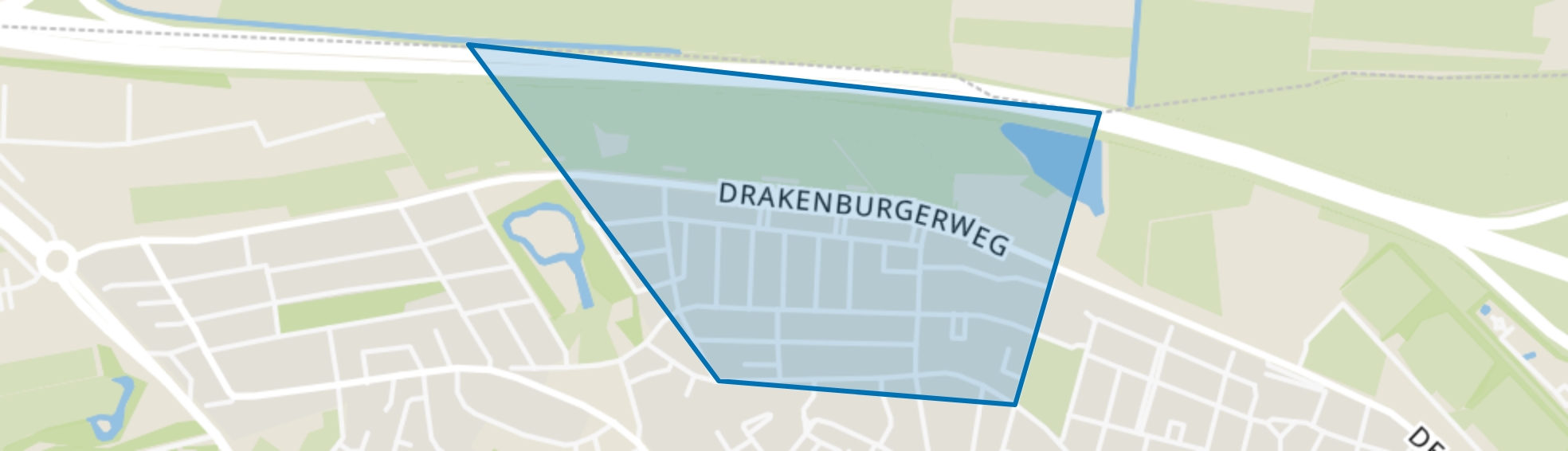 Professorenwijk, Baarn map