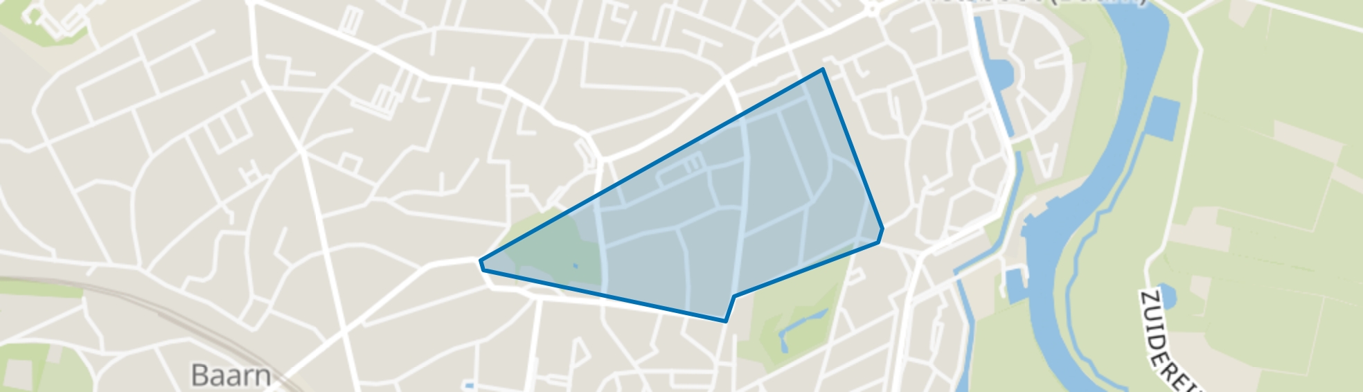 Schoonoordpark, Baarn map