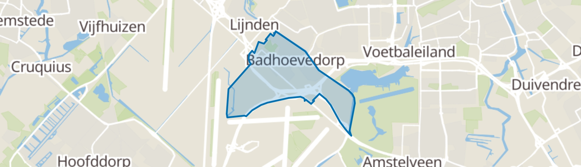 Badhoevedorp map