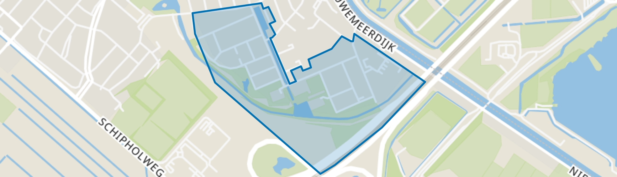 Badhoevedorp Antoniushoeve, Badhoevedorp map