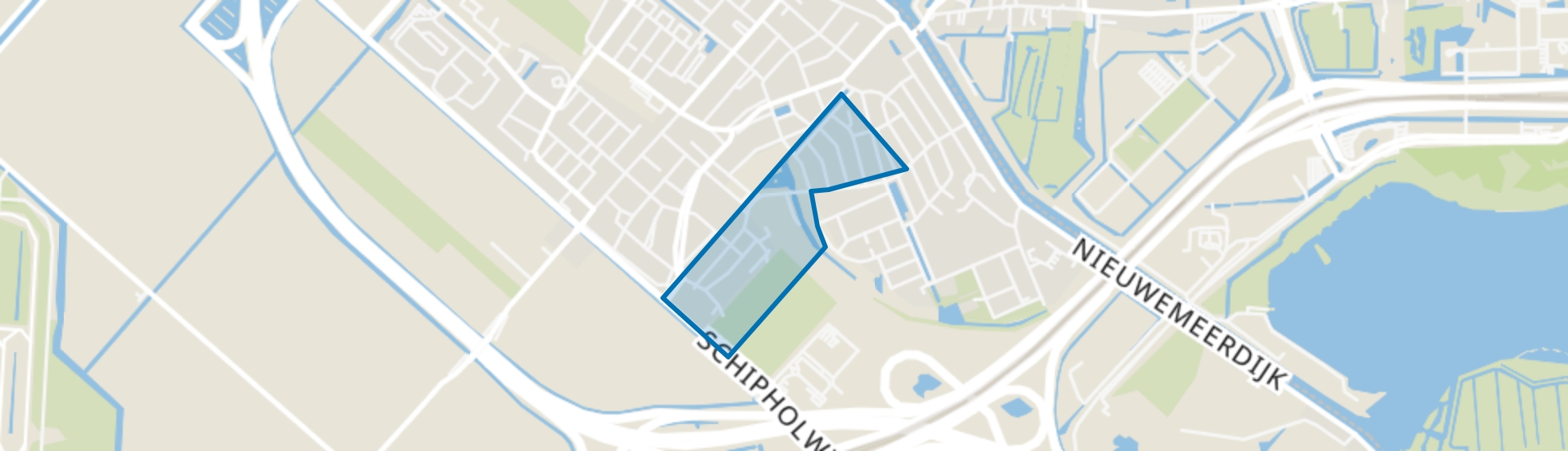 Badhoevedorp Oost, Badhoevedorp map