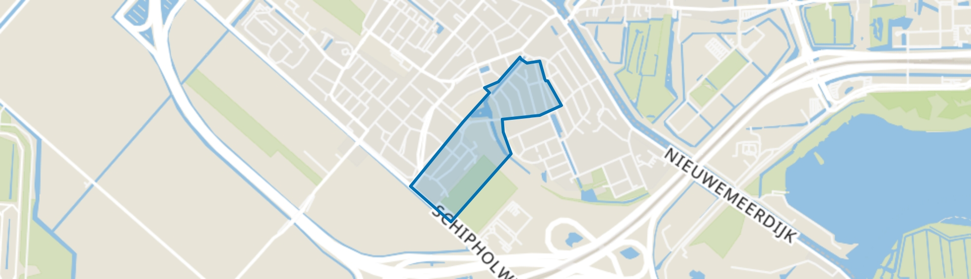 Badhoevedorp Oost, Badhoevedorp map