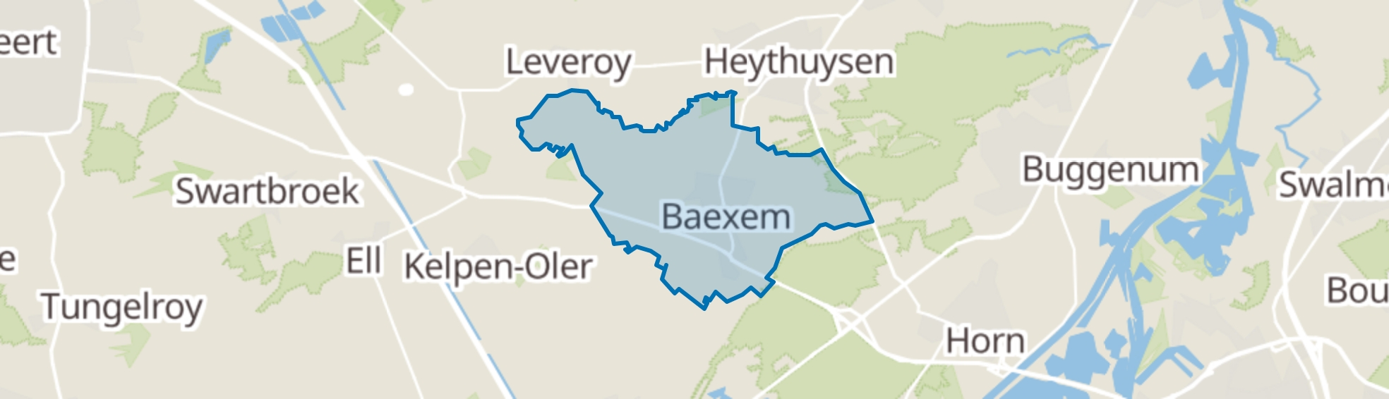 Baexem map