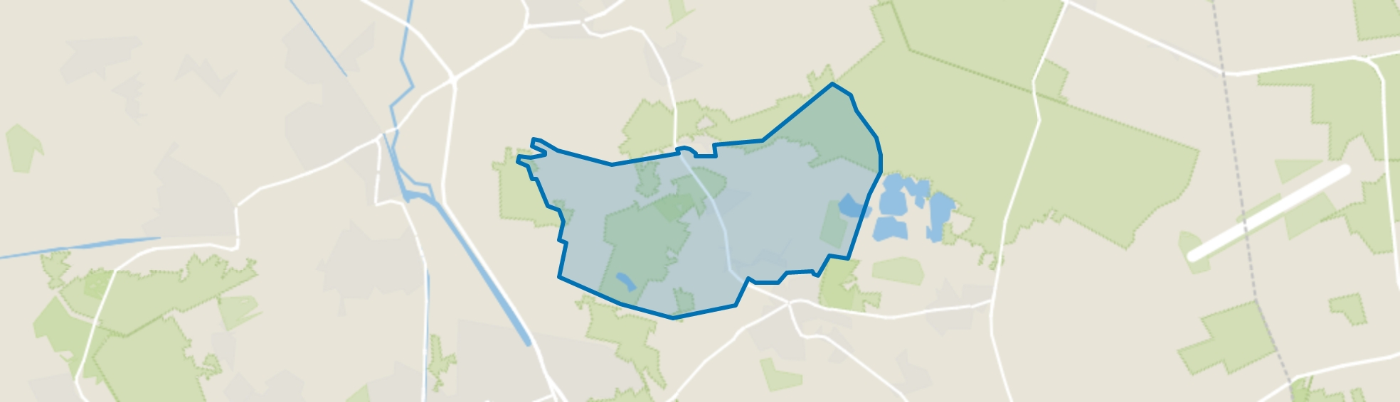 Verspreide huizen Grotelse Heide en Esp, Bakel map