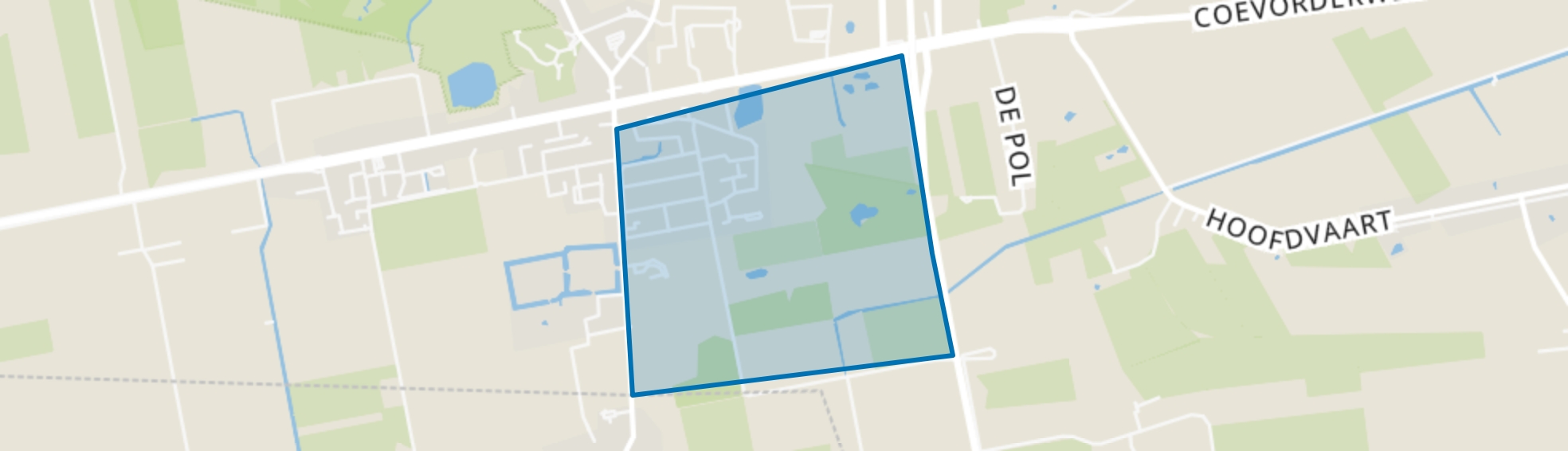Balkbrug-Zuidoost, Balkbrug map