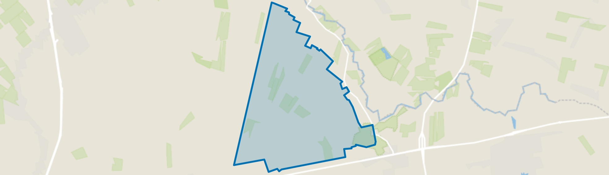 Verspreide huizen Westerhuizingerveld, Balkbrug map