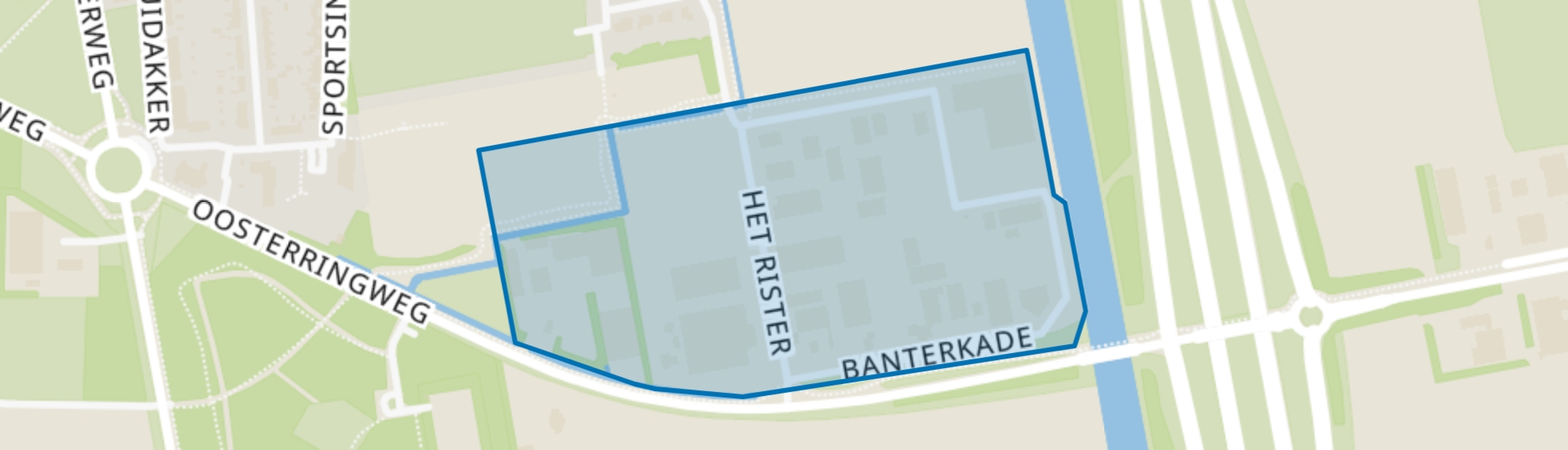 Bant-bedrijventerrein, Bant map