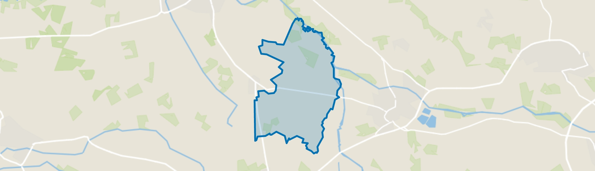 Verspreide huizen Boschheurne en Zwiepsche Broek, Barchem map