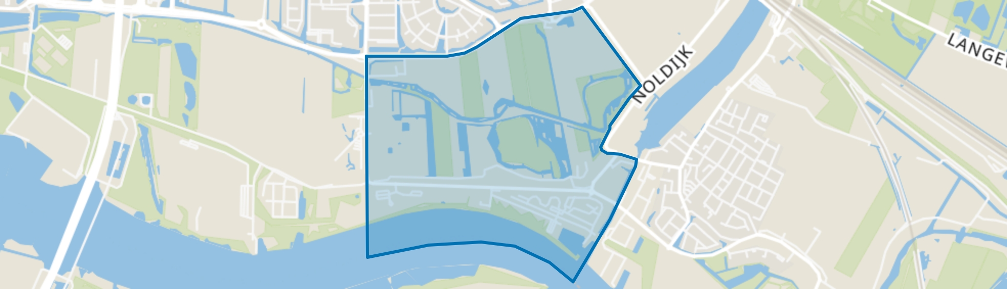 Achterzeedijk Oost, Barendrecht map