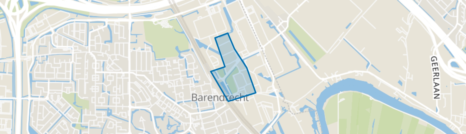 BT Handelscentrum, Barendrecht map